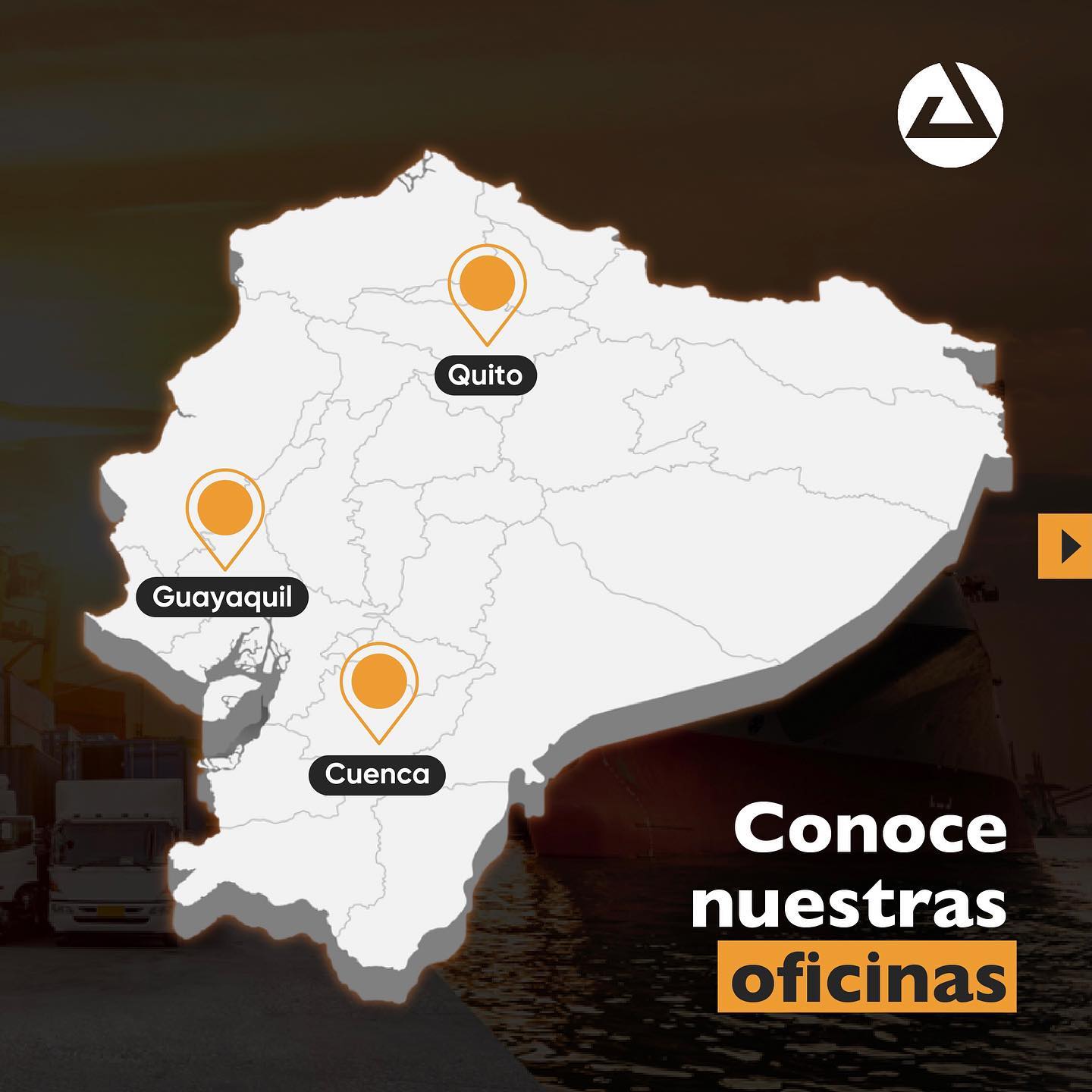 Mapa de cobertura nacional